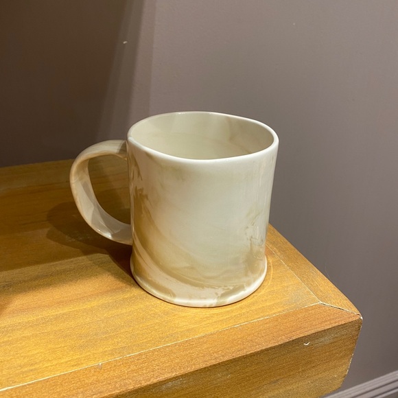 Anthropologie W mug marbled monogram - Picture 2 of 2